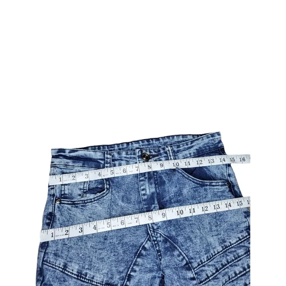 Brooklyn Best Jeans Youth Sz 18 XXL Acid Wash Stretch Blue Denim Straight Leg‎